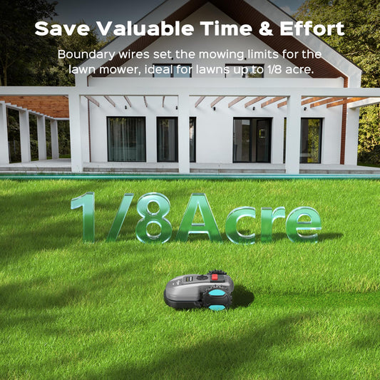 2026 Smart Robot Lawn Mower with App Control & Auto Charging