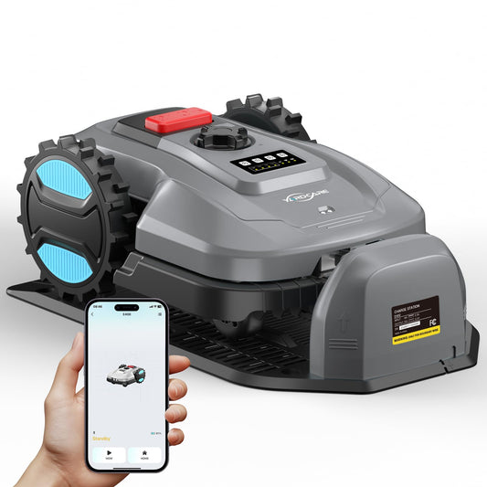 Robot Lawn Mower with Smart Scheduling & Obstacle Detection for Small Lawns
