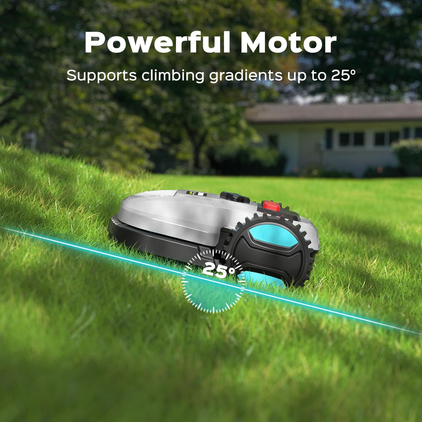 2026 Robot Lawn Mower with Brushless Motor & Smart App Control