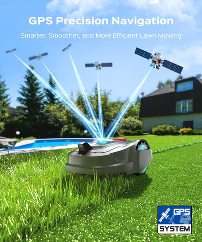 YARDCARE M800Plus Robot Lawn Mower with GPS & 3D Vision Navigation