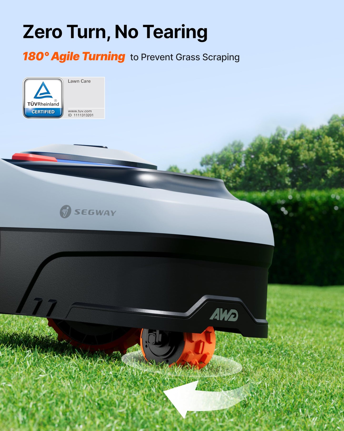 Segway Navimow i206 AWD Wire-Free Robot Lawn Mower with Auto Mapping