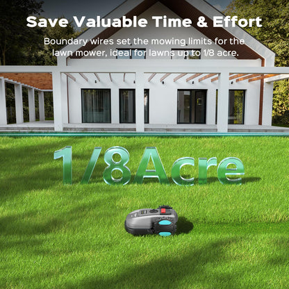 2026 Smart Robot Lawn Mower with App Control & Auto Charging