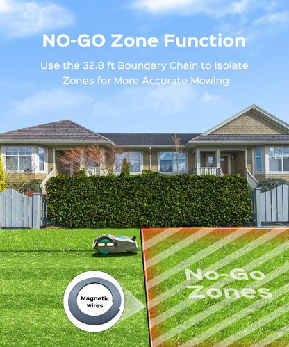 YARDCARE M800Plus Robot Lawn Mower with GPS & 3D Vision Navigation