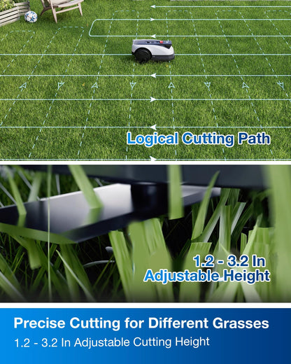 ECOVACS GOAT O1000 RTK Robotic Lawn Mower with Smart Multi-Zone Mapping