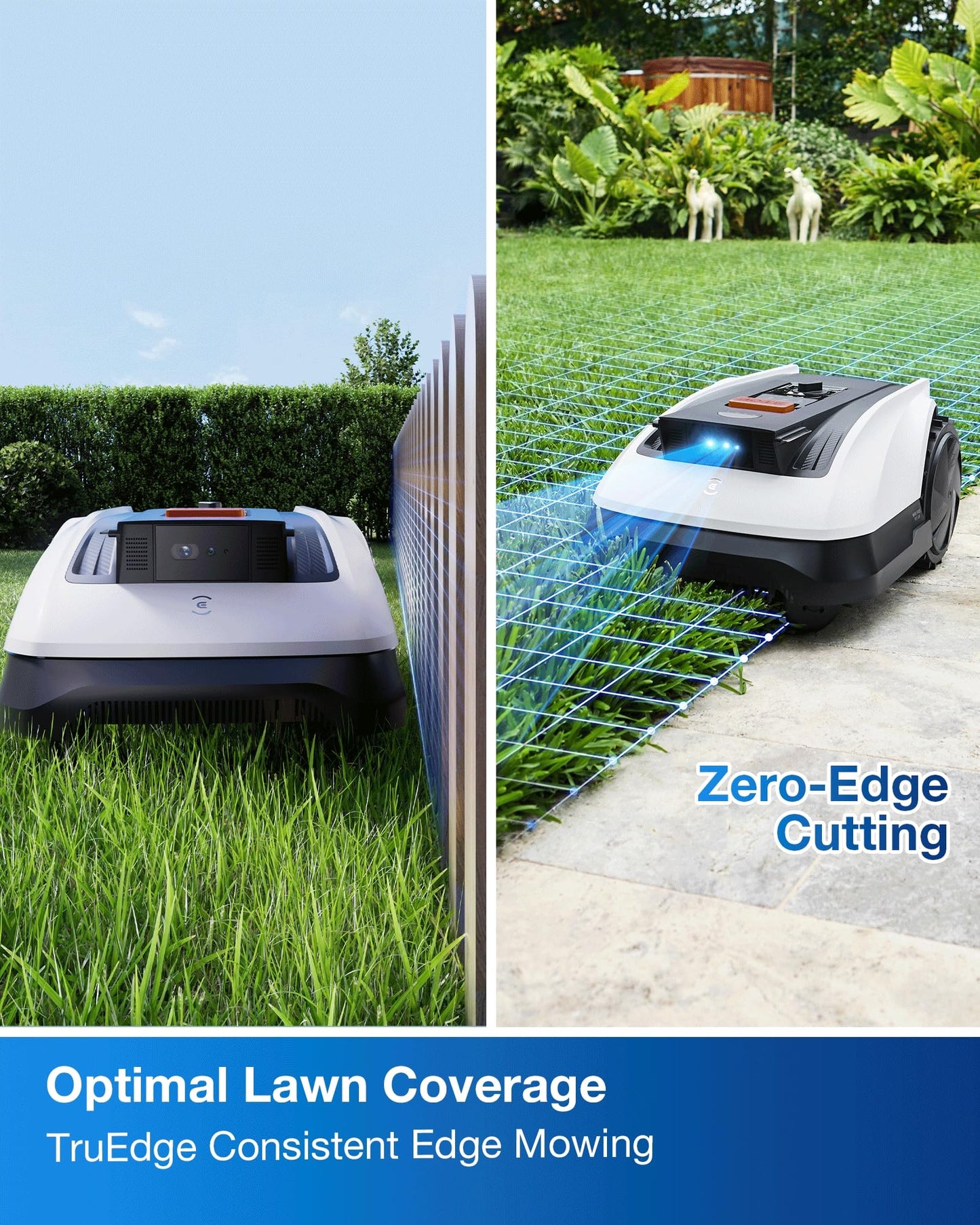 ECOVACS GOAT O1000 RTK Robotic Lawn Mower with Smart Multi-Zone Mapping