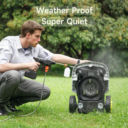 BESTMOW Smart Robotic Lawn Mower with Anti-Theft Tech & App Control
