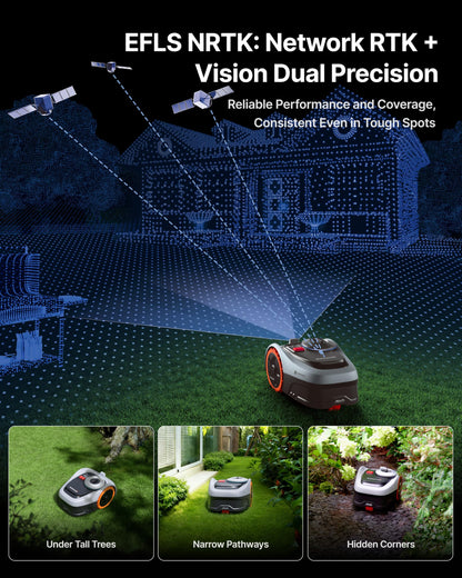 Segway Navimow i206 AWD Wire-Free Robot Lawn Mower with Auto Mapping