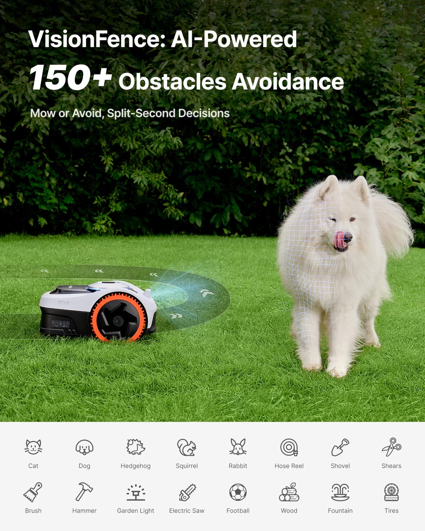 Segway Navimow i206 AWD Wire-Free Robot Lawn Mower with Auto Mapping